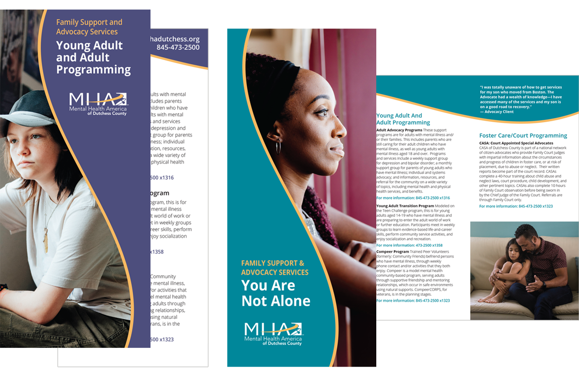 MHADC brochure rack card designs