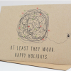 photo of holiday card with happy Holiday Lights