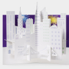 photo of holiday card with New York City Pop up Moma