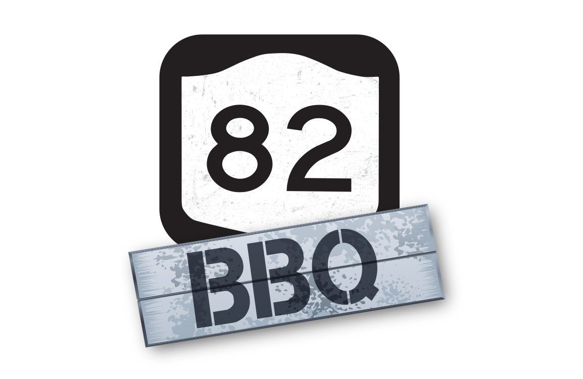 image of logo design for 82 BBQ