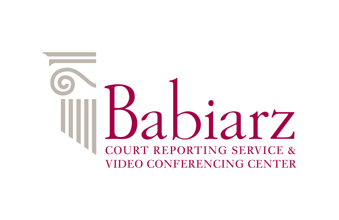 image of logo design for Babiarz Court Reporting Service and Conference Center