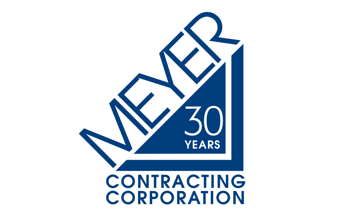 image of anniversary logo design for Meyer Contracting Corp