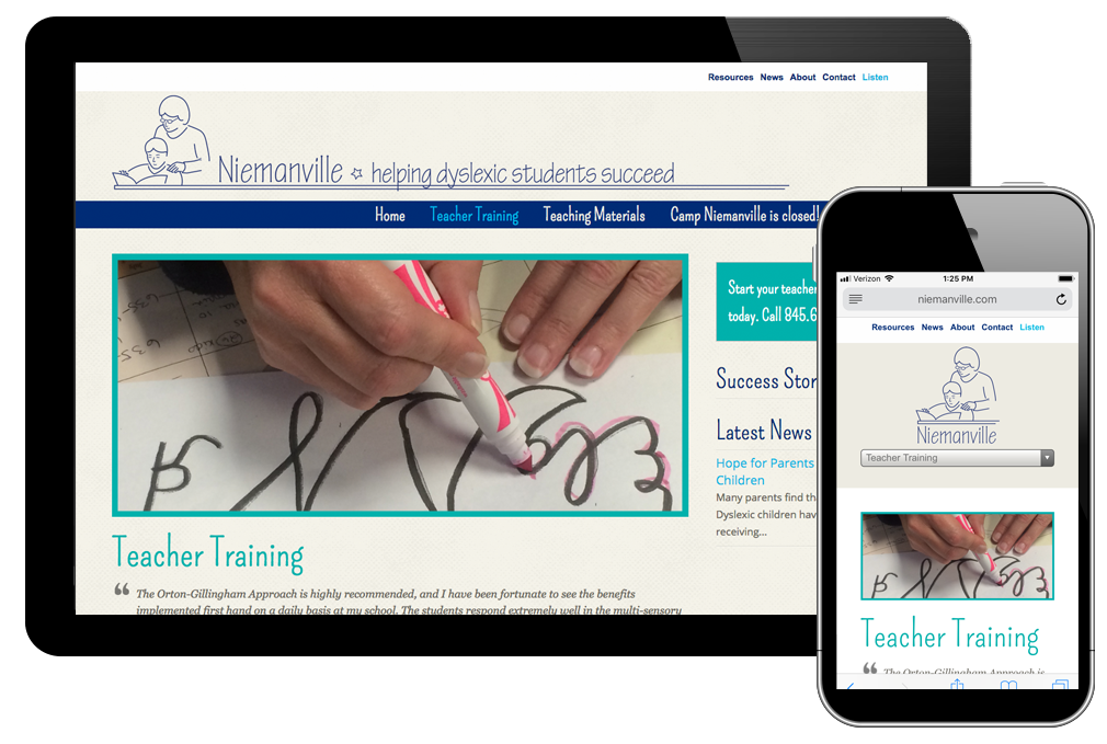 Photo of website for Niemanville