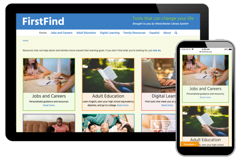 Westchester Library System Brand Full Deck Design