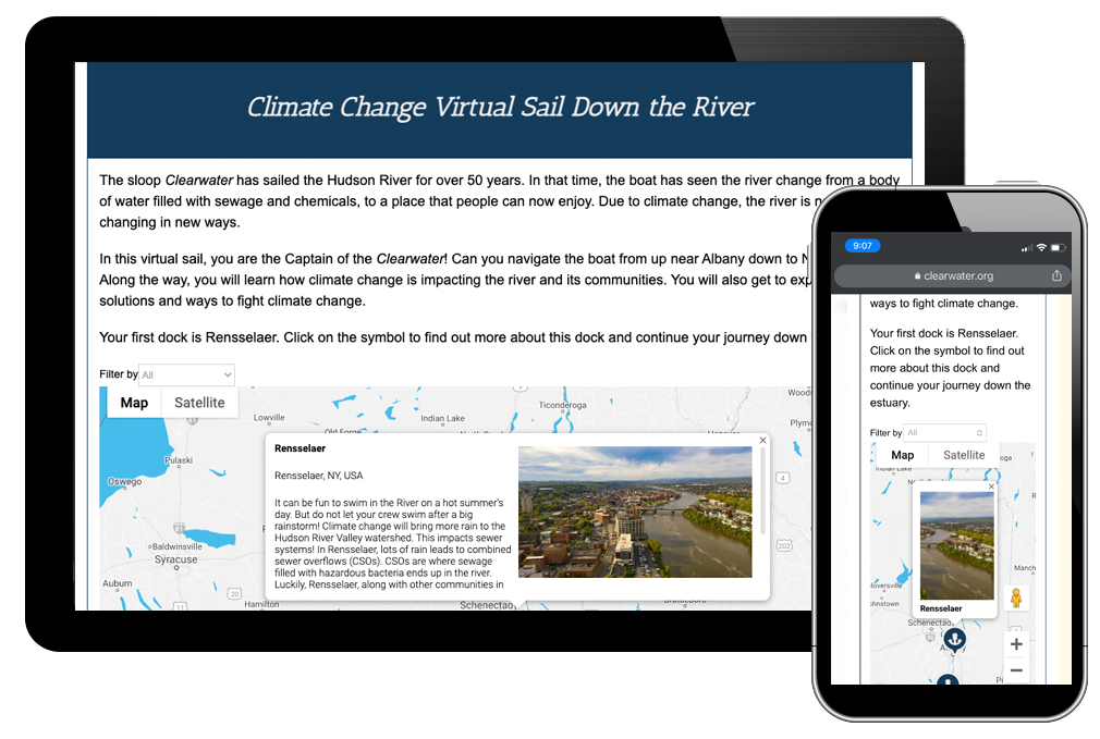 clearwater interactive map