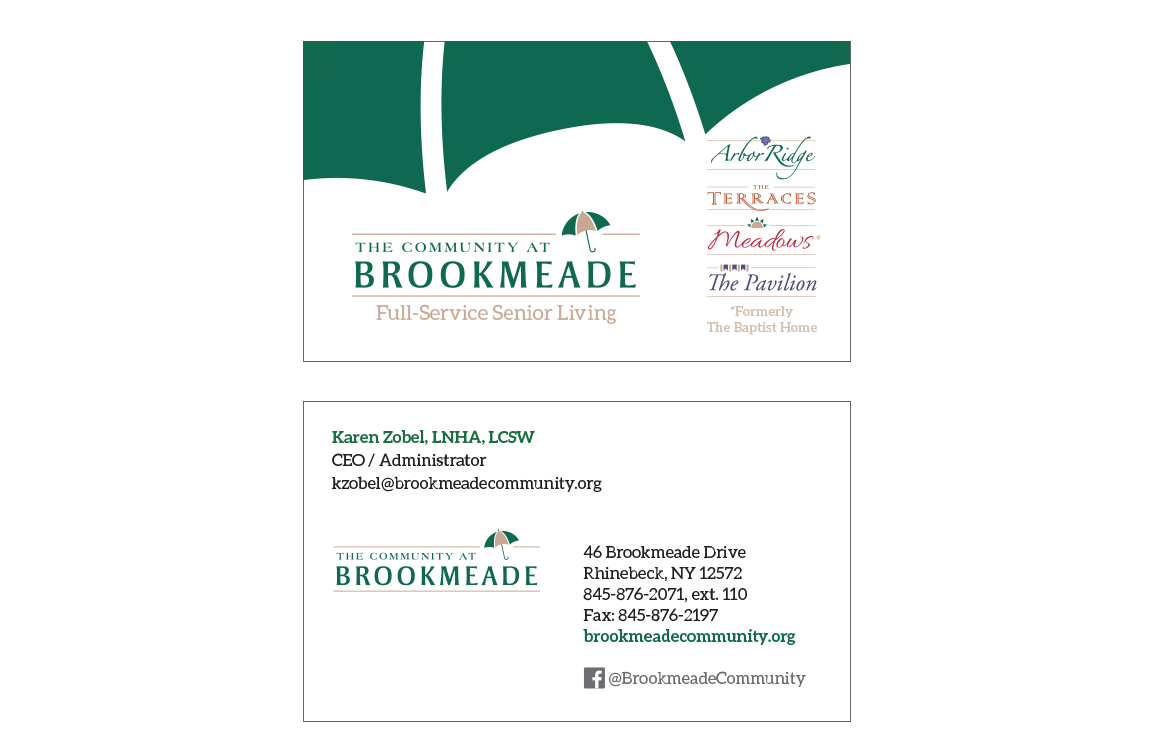 Brookmeade business card