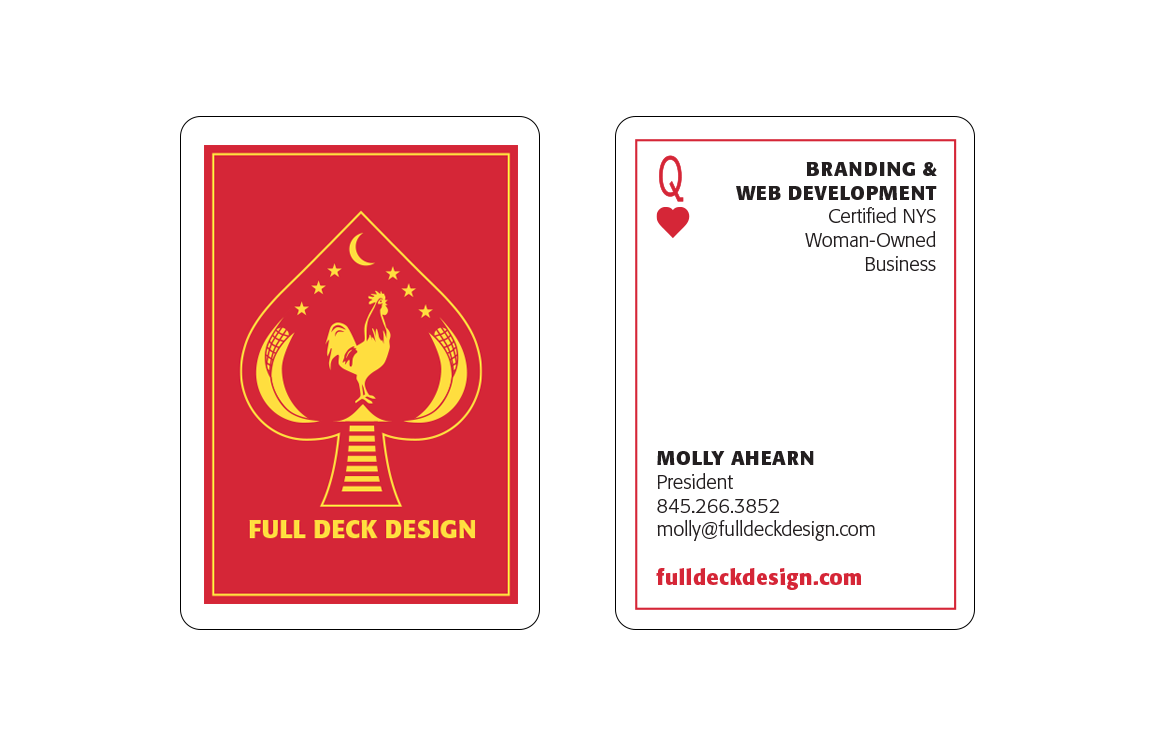 Full Deck Design business card