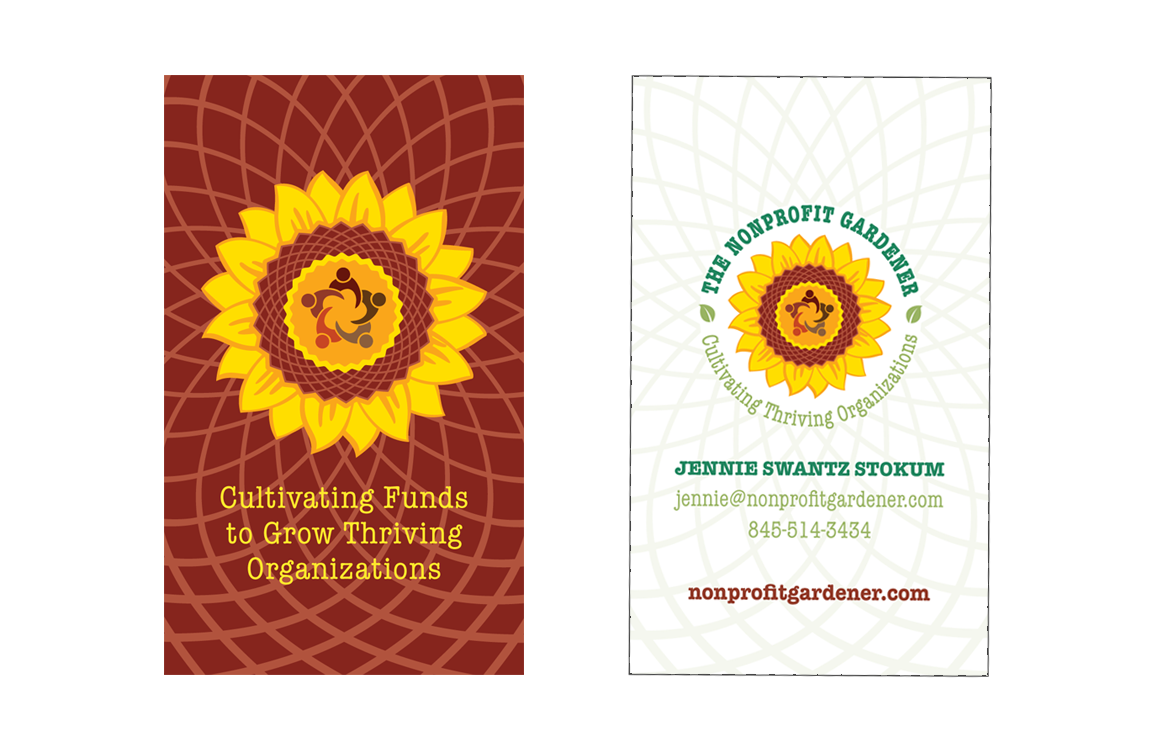 Nonprofit Gardener business card