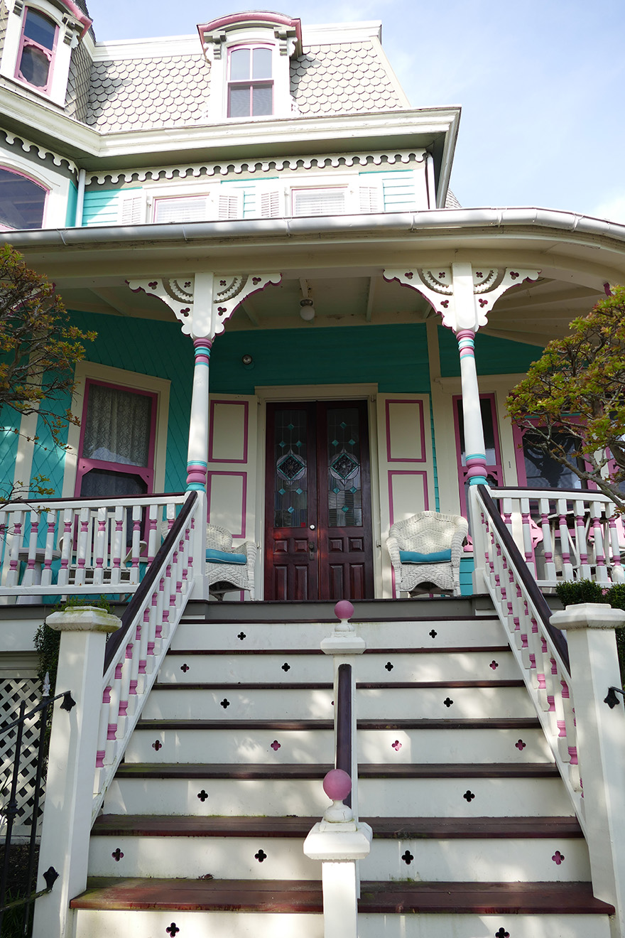 victorian 3 green and purple victorian home in cape may nj