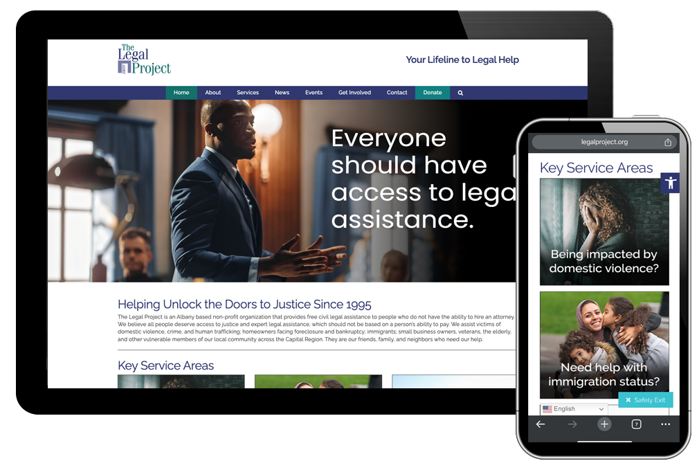 The Legal Project home page