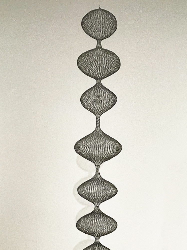 Asawa looped wire sculpture