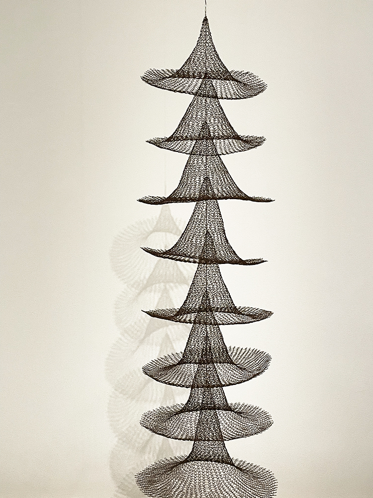 Asawa looped wire sculpture