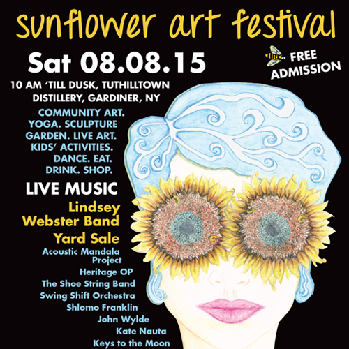 Sunflower festival poster